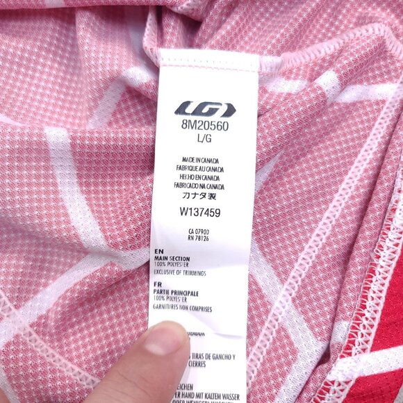 Louis Garneau Jersey Mens Large MS Ride Canada Life 1/2 Zip Short Sleeve Stretch - Picture 8 of 8